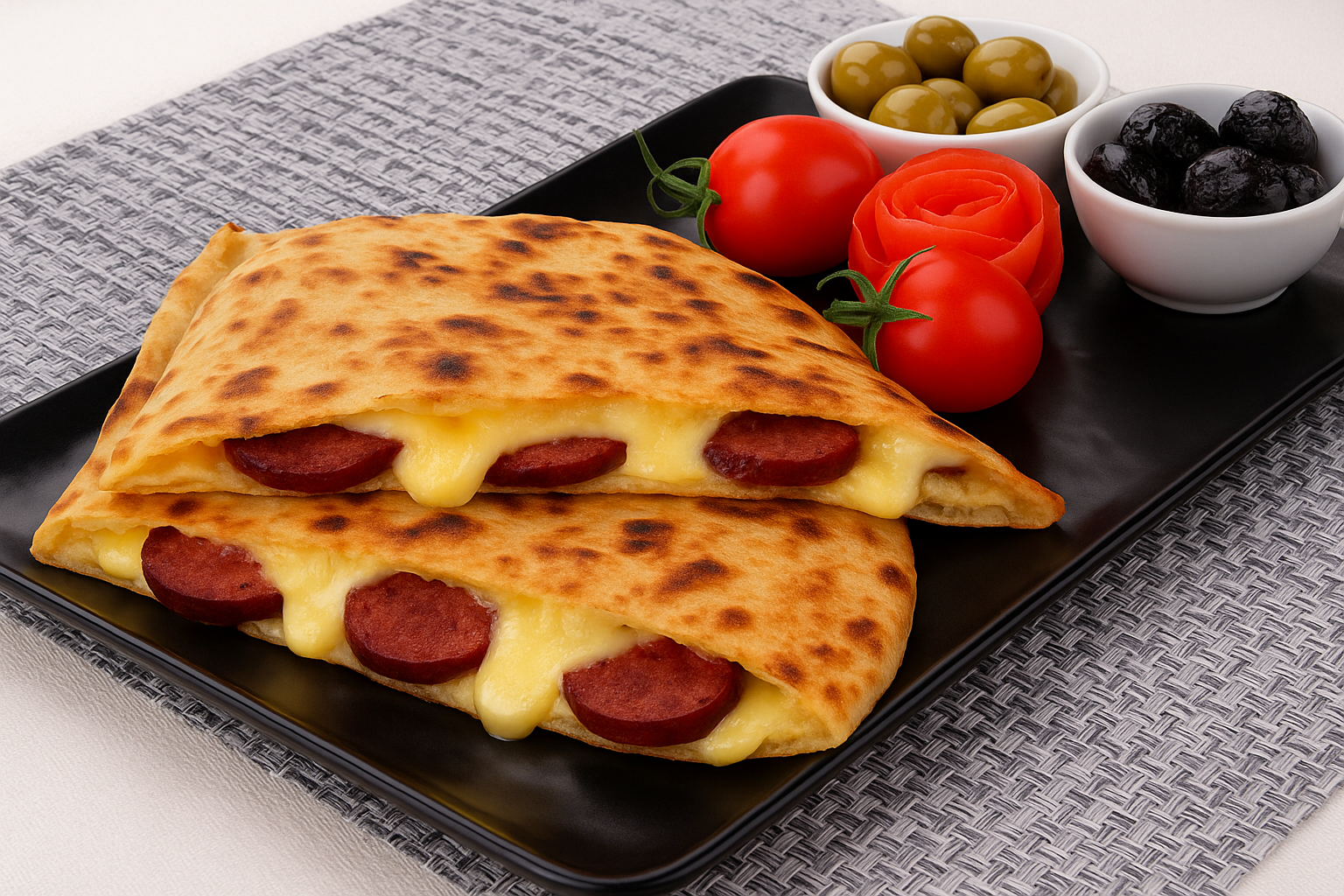 Kaşarlı Sucuklu Gözleme